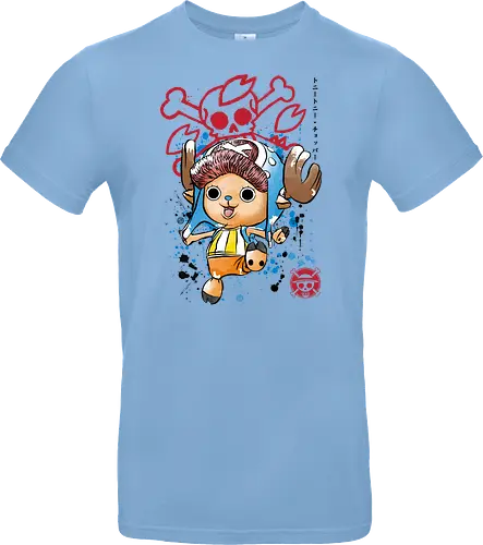 The Pirate Doctor - anime, manga, japan, japanese art, straw hat pirates, sumi e, series tv - Standard T-Shirt