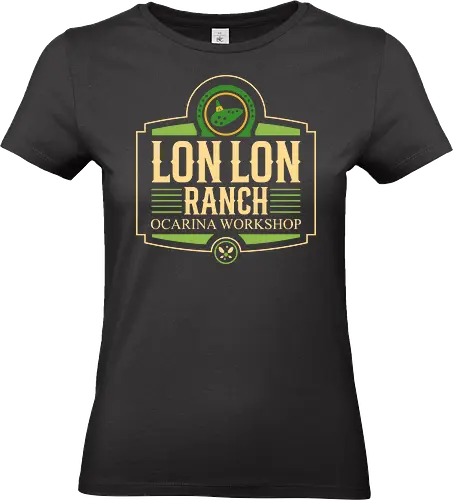 Lon Lon Ranch Ocarina Workshop - gaming, adventure, video game, fantasy, folk, gamer, geek, music, nature, nerd, nostalgia, ocarina, old school, retro, travel - Standard T-Shirt (Frauen)