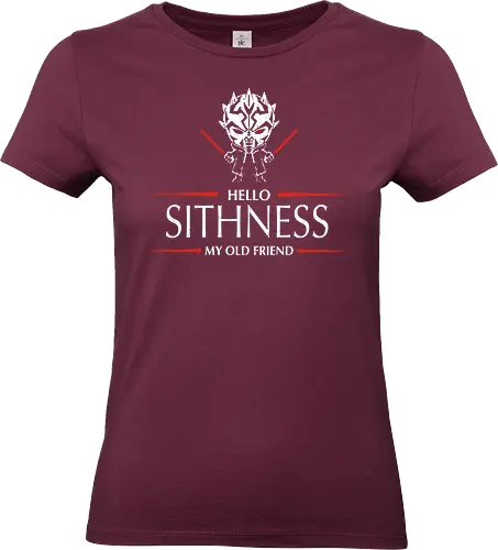 hello Sithness - music, hello darkness my old friend, Simon and Garfunkel, Maul, space opera - Standard T-Shirt (Frauen)