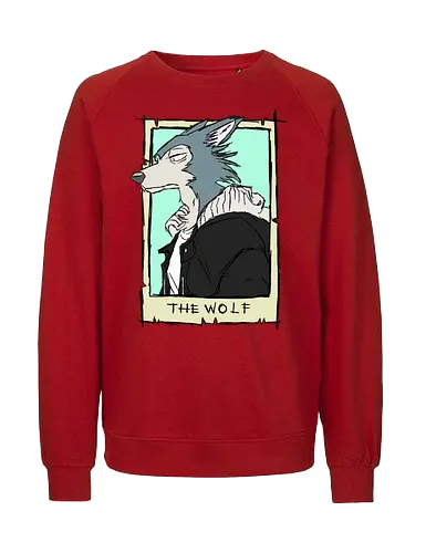 The Wolf- Beast fanart - Beast, Beastars fanart, legoshi fanart, legoshi, anime art, anime fanart, anime style, anime world, anime universe, anime merch - Fairtrade Sweatshirt