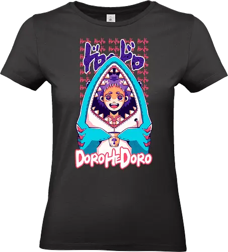 HEIWA SHARKS! - dorohedoro, anime, manga, ebisu, shark, heiwa sharks, cute, kawaii - Standard T-Shirt (Frauen)