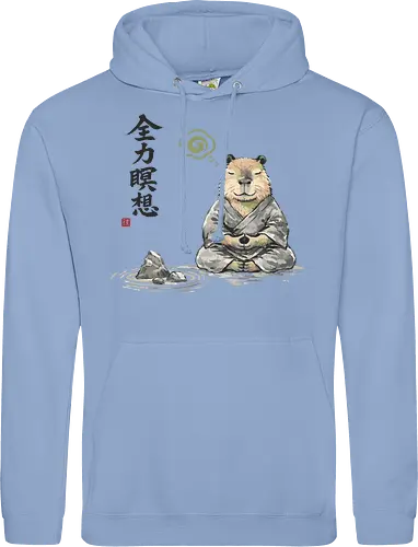 Capybara Zen Meditation Japanische Tuschekunst