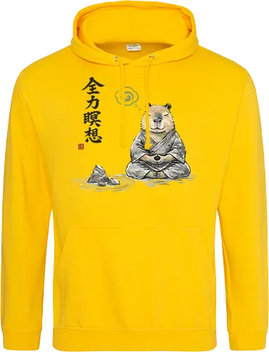 Capybara Zen Meditation Japanische Tuschekunst