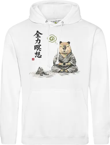 Capybara Zen Meditation Japanische Tuschekunst