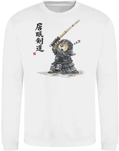 Capybara Kendo Krieger Japanische Tuschekunst