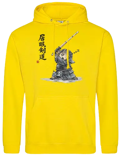 Capybara Kendo Krieger Japanische Tuschekunst