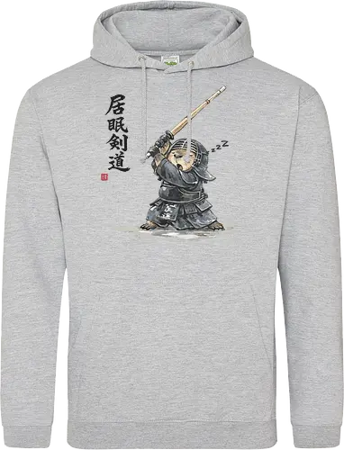 Capybara Kendo Krieger Japanische Tuschekunst