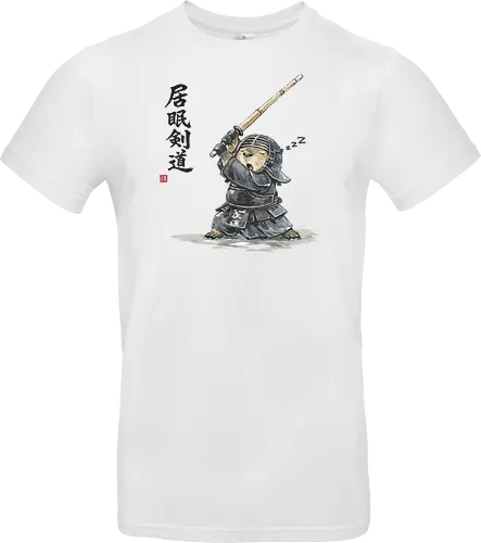 Capybara Kendo Krieger Japanische Tuschekunst