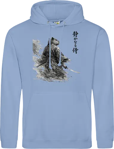 Dunkler Capybara Samurai Japanischer Tuschestil