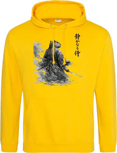 Dunkler Capybara Samurai Japanischer Tuschestil