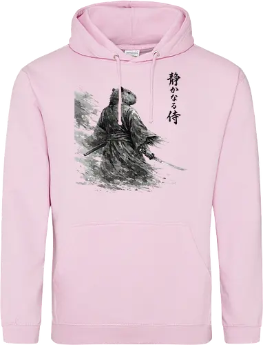 Dunkler Capybara Samurai Japanischer Tuschestil