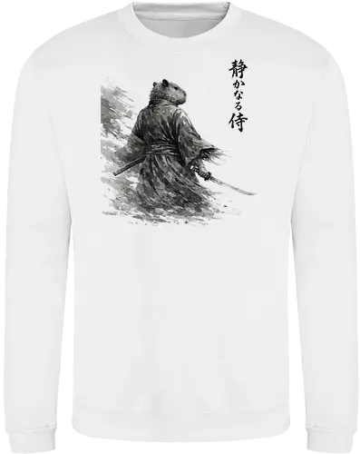 Dunkler Capybara Samurai Japanischer Tuschestil