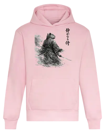 Dunkler Capybara Samurai Japanischer Tuschestil - dunkler capybara, samurai tuschekunst, japanischer krieger, capybara dunkel, sumi-e dunkel, moody japan kunst, capybara silhouette, tusche malerei, dramatischer samurai, nager krieger, vintage tusche, japanisches tier dunkel, capybara kunst, brush painting - Heavyweight Hoodie