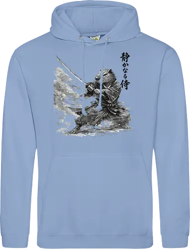 Capybara Samurai Bewegung Dynamische Tuschekunst