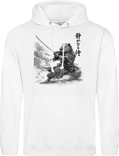 Capybara Samurai Bewegung Dynamische Tuschekunst