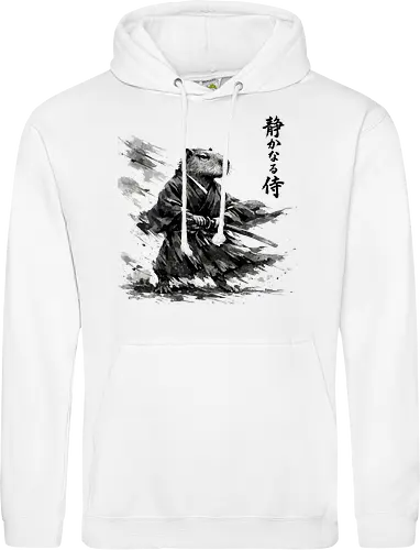 Capybara Samurai Rüstung Japanische Tuschekunst