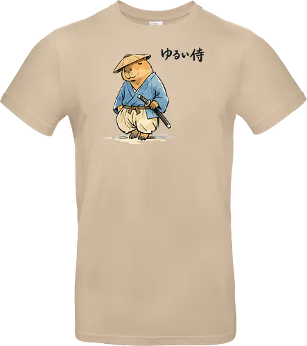 Capybara Zen Mönch Japanische Vintage Tuschekunst