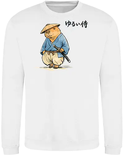 Capybara Zen Mönch Japanische Vintage Tuschekunst