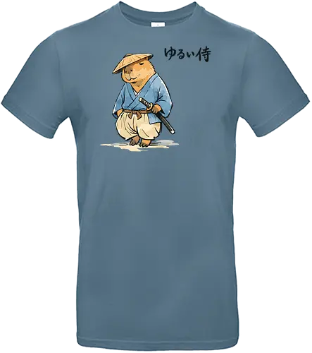 Capybara Zen Mönch Japanische Vintage Tuschekunst - Niedlicher Capybara als Zen-Mönch im japanischen Vintage-Stil, humorvolle Tuschekunst. - Standard T-Shirt
