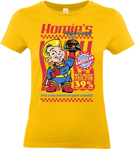 Big Homie Boy - homelander, boys, show, hero, superhero, demonigote - Standard T-Shirt (Frauen)