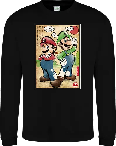 Super Plumber Bros woodblock