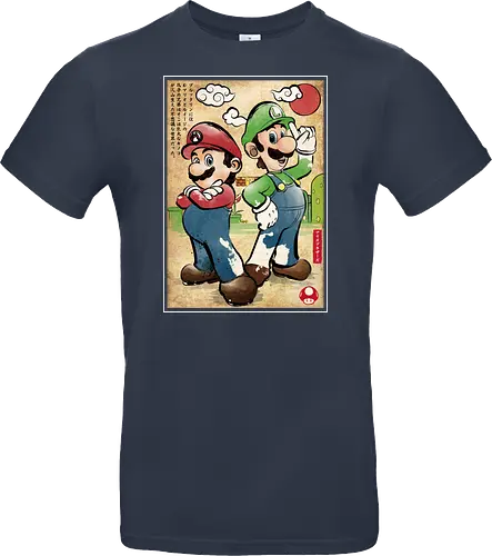 Super Plumber Bros woodblock