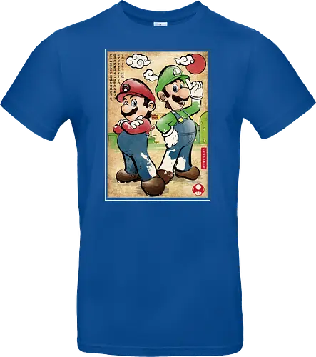 Super Plumber Bros woodblock