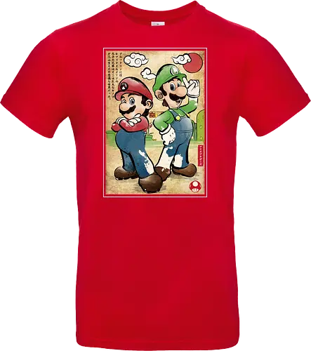 Super Plumber Bros woodblock