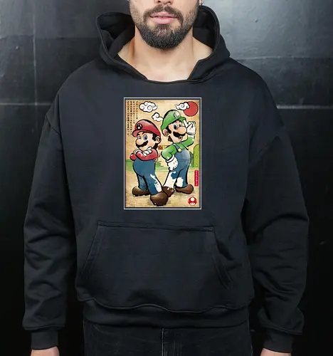 Super Plumber Bros woodblock