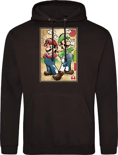 Super Plumber Bros woodblock