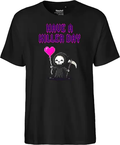 Have A Killer Day - Creepy Cute Pixel Art Grim Reaper