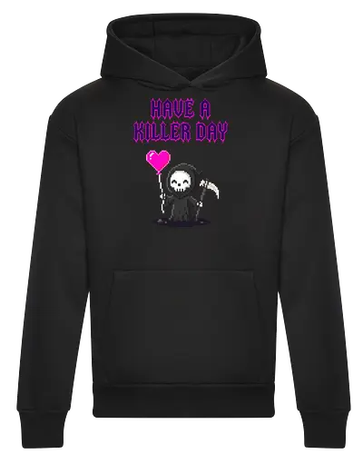 Have A Killer Day - Creepy Cute Pixel Art Grim Reaper
