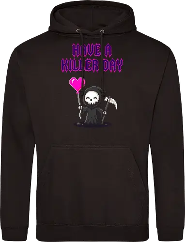 Have A Killer Day - Creepy Cute Pixel Art Grim Reaper