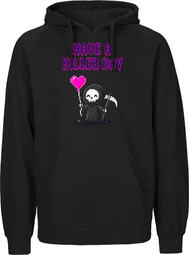 Have A Killer Day - Creepy Cute Pixel Art Grim Reaper