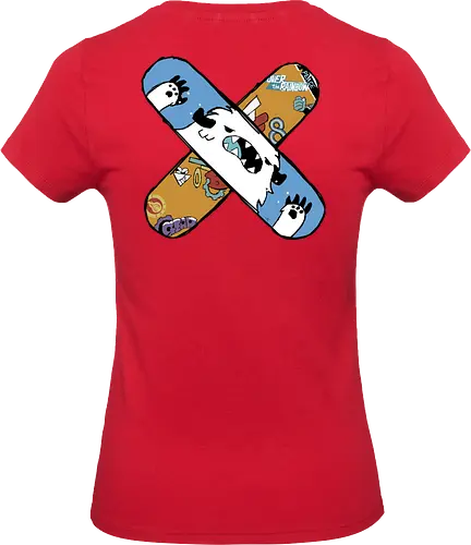 Skaters Langa Hasegawa- SK8 the Infinity fanart - langa hasegawa, reki kyan, sk8 the infinity fanart, sk8 fanart, sk8 the infinity anime, anime merch, anime style, anime fanart, anime art, anime and manga, anime characters, anime universe, anime skate - Standard T-Shirt (Frauen)