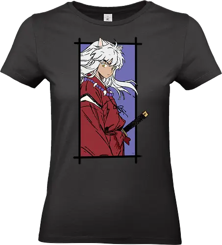 Inuyasha- Inuyasha fanart - inuyasha, kagome, sesshomaru, kirara, inuyasha fanart, inuyasha anime, inuyasha art, anime fanart, anime art, anime style, anime world, anime merch, anime characters, anime and manga, otaku - Standard T-Shirt (Frauen)