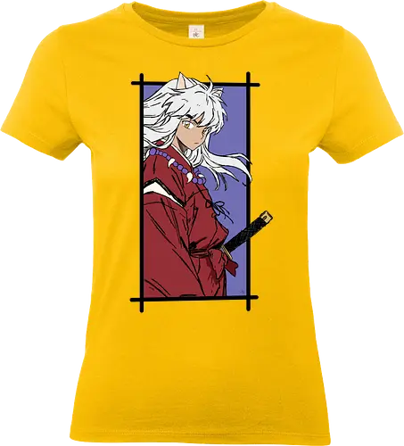 Inuyasha- Inuyasha fanart - inuyasha, kagome, sesshomaru, kirara, inuyasha fanart, inuyasha anime, inuyasha art, anime fanart, anime art, anime style, anime world, anime merch, anime characters, anime and manga, otaku - Standard T-Shirt (Frauen)