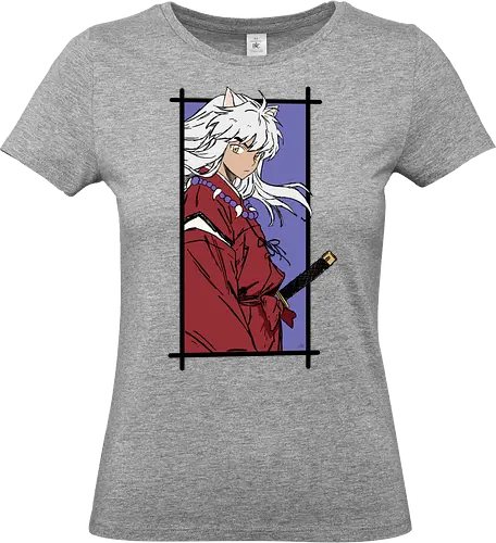 Inuyasha- Inuyasha fanart - inuyasha, kagome, sesshomaru, kirara, inuyasha fanart, inuyasha anime, inuyasha art, anime fanart, anime art, anime style, anime world, anime merch, anime characters, anime and manga, otaku - Standard T-Shirt (Frauen)