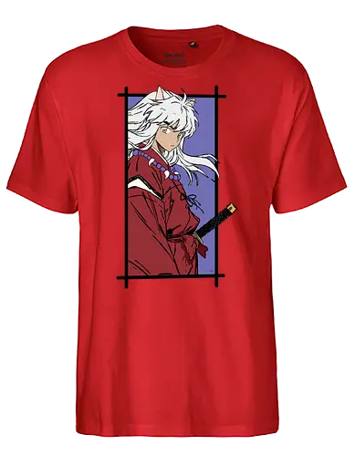 Inuyasha- Inuyasha fanart - inuyasha, kagome, sesshomaru, kirara, inuyasha fanart, inuyasha anime, inuyasha art, anime fanart, anime art, anime style, anime world, anime merch, anime characters, anime and manga, otaku - Fairtrade T-Shirt