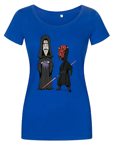 Stupid Darkside - darkside, vader, beavis, cornholio, 90's cartoons, villains, sci-fi movie, 70's movies, lightsabers, darth, sith - Damen T-Shirt