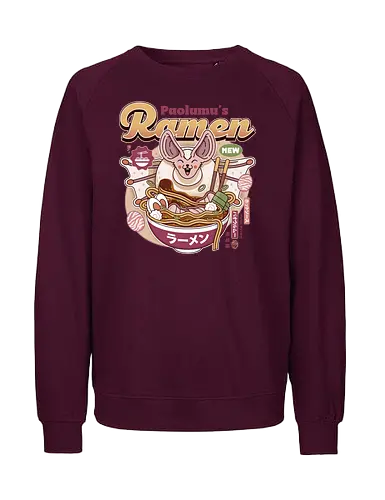 Paolumu Ramen Vintage - paolumu, hunting, gamer, gaming, video games, iceborne, monster stories - Fairtrade Sweatshirt