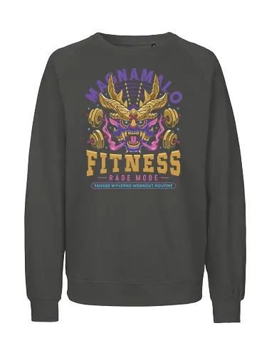 Magnamalo Fitness - hunting, monster - Fairtrade Sweatshirt