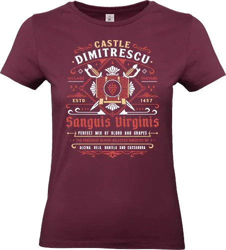Castle Dimitrescu Vineyard Crest - evil 9 - Standard T-Shirt (Frauen)