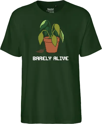 Sad Wilting Houseplant - Funny Plant Killer Pixel Art