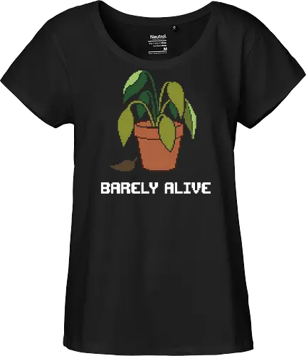 Sad Wilting Houseplant - Funny Plant Killer Pixel Art