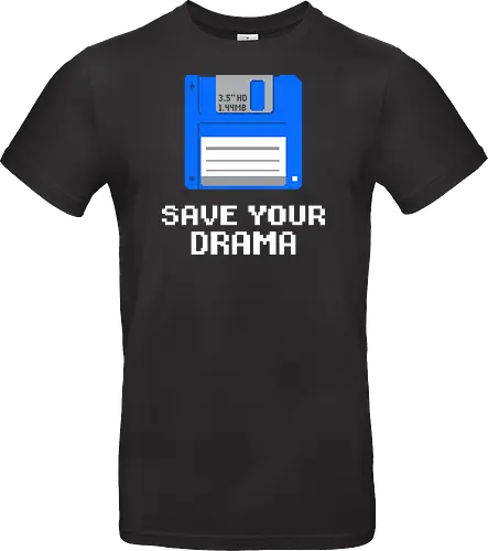 Retro Blue Floppy Disk - 90s Vintage Tech Pixel Art