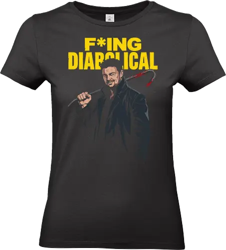 Billy Butcher: F*cking Diabolical - Billy Butcher, The Boys TV show, f*cking diabolical, Karl Urban, Butcher crowbar, anti-hero t-shirt, dark superhero parody, The Boys fan apparel, British vigilante, cult TV quote shirt - Standard T-Shirt (Frauen)