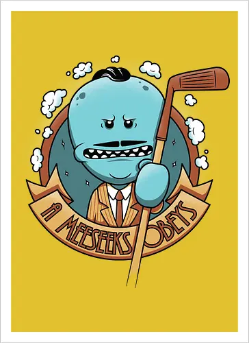 Herr Meeseeks Kunst – Ein Job