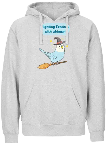 Whimsy Wellensittich - Witch, witchy - Fairtrade Hoodie