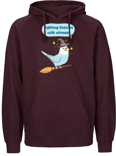 Whimsy Wellensittich - Witch, witchy - Fairtrade Hoodie